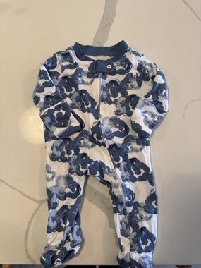 Burts Bees Baby One-Piece Zipper Footed Pajamas